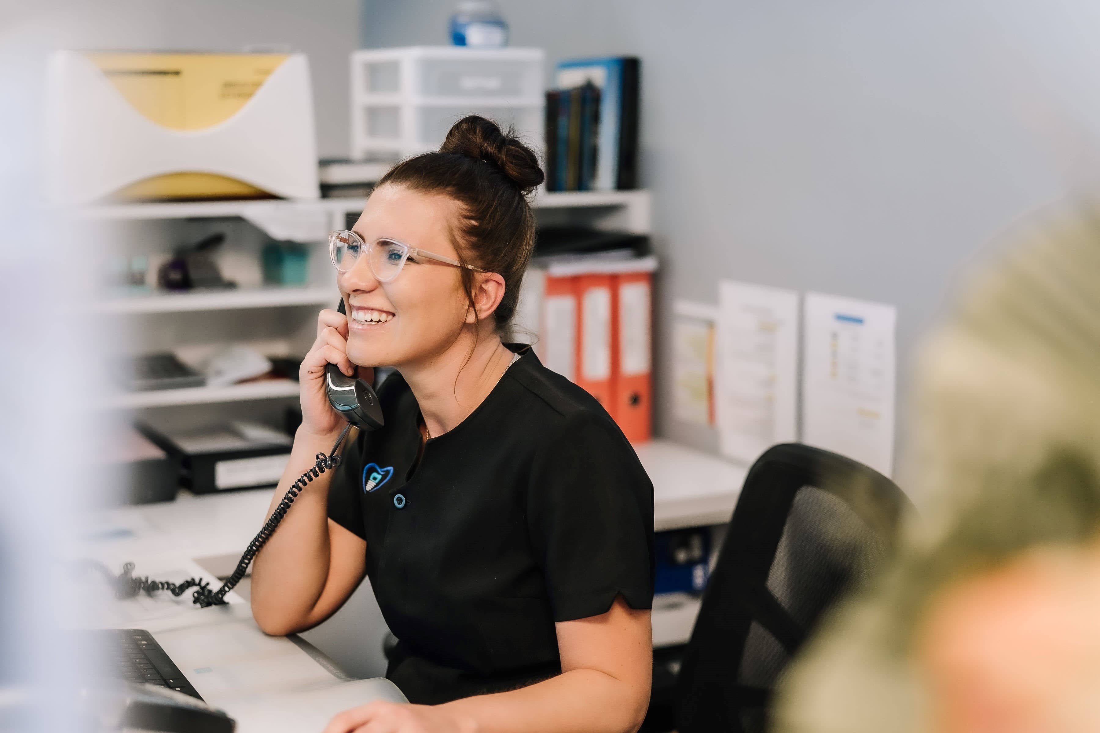 Reception at Sienna Smiles dental practice, Hilbert